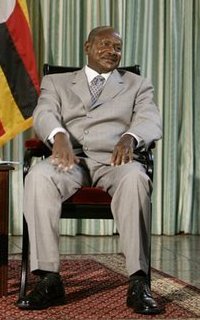 The president of Uganda
